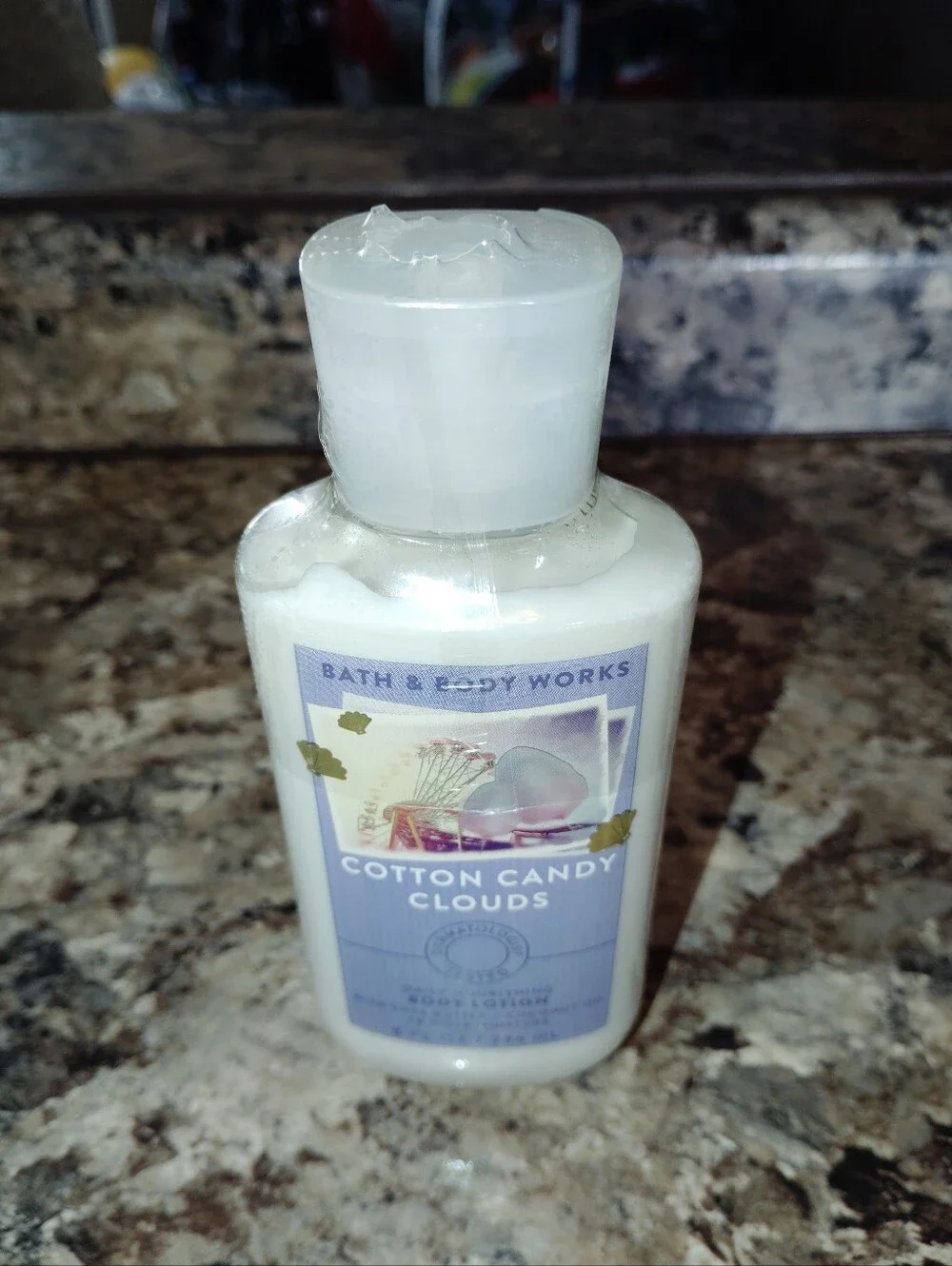 Bath & Body Works Cotton Candy Clouds Body Lotion - Lavender Label, Cream Lotion